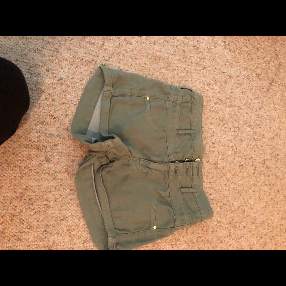 High waisted shorts